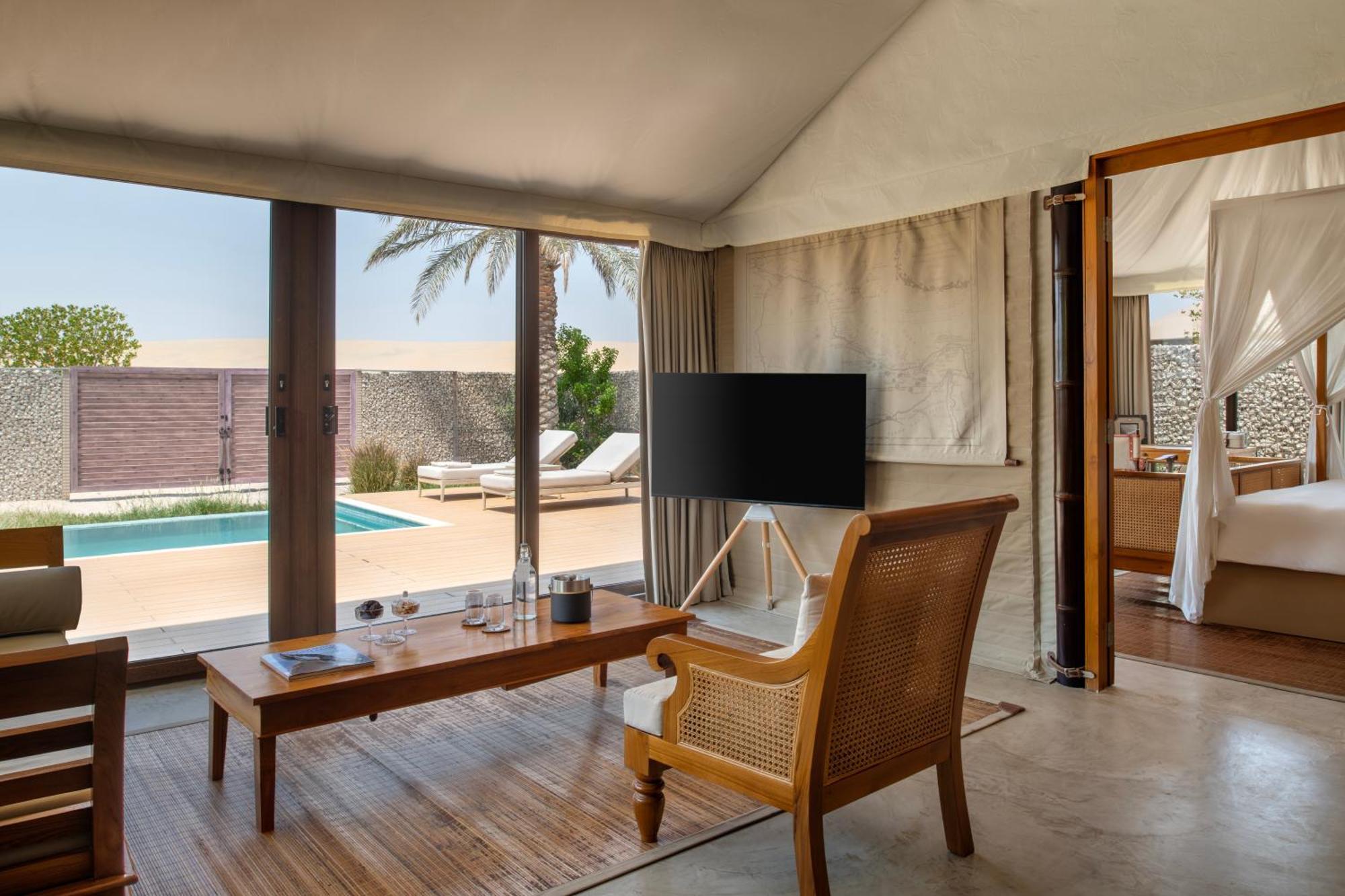 The Outpost Al Barari Camp Hotel Mesaieed Ngoại thất bức ảnh