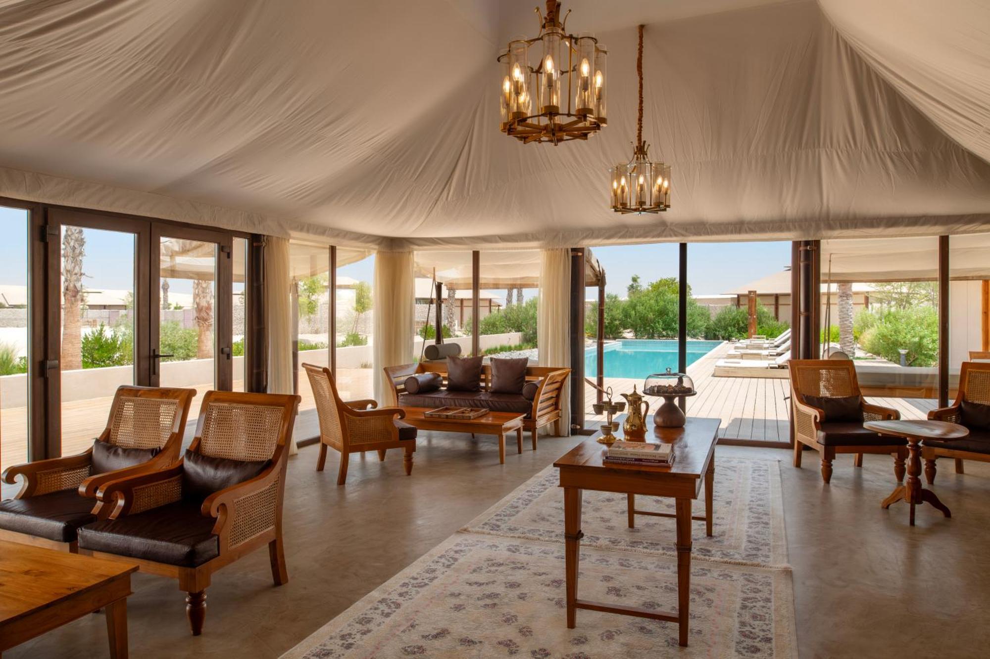 The Outpost Al Barari Camp Hotel Mesaieed Ngoại thất bức ảnh