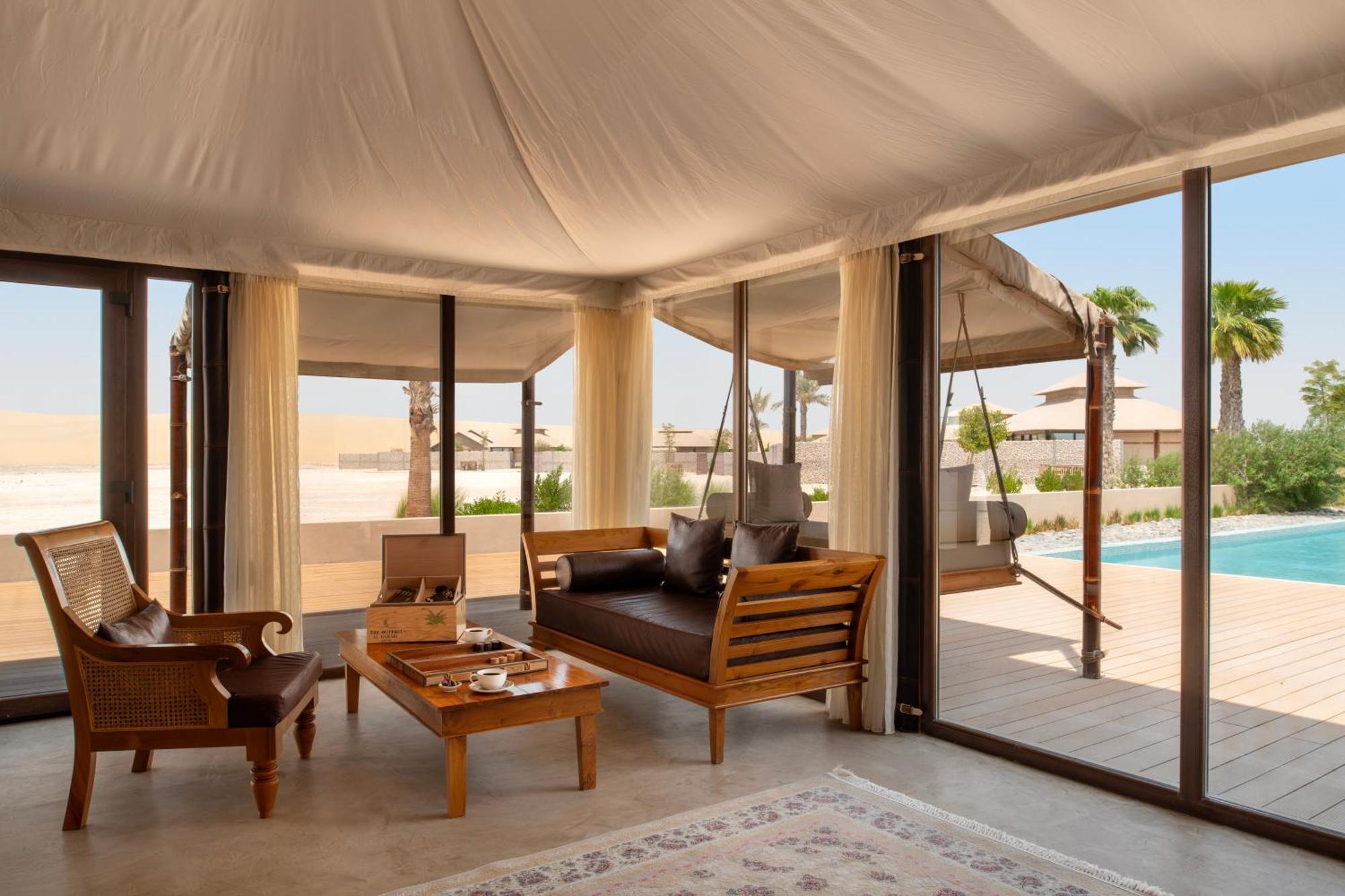 The Outpost Al Barari Camp Hotel Mesaieed Ngoại thất bức ảnh